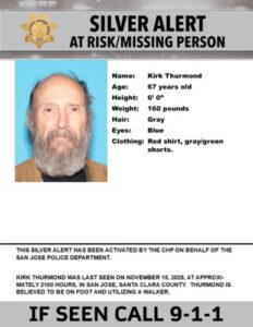 Kirk Thurmond, San Jose California, Missing Person - Help Locate